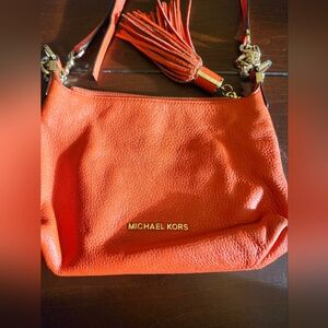 Michael Kors Vibrant Orange Shoulder Bag